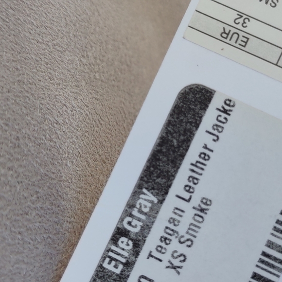 BB Dakota Women's Taupe Reversible Faux Leather Open Front Jacket Coat - Picture 8 of 16